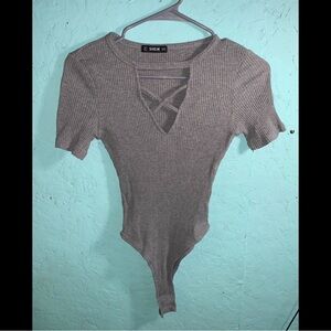 SHEIN Ribbed Bodysuit